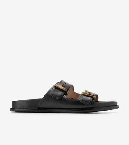 MARISOL FOOTBED SANDALS - BLACK / 5.5 / MEDIUM