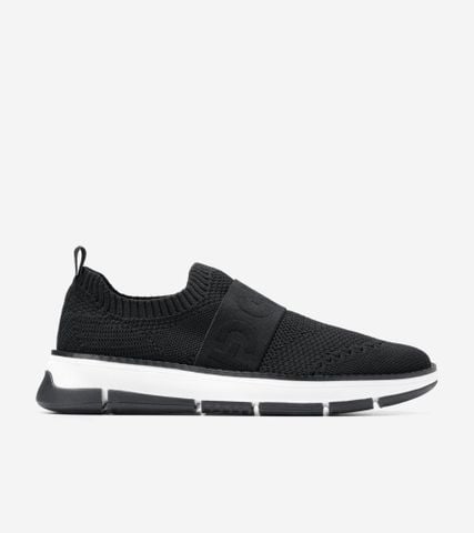 ZERØGRAND RELLA STITCHLITE SLIP ON SNEAKERS - BLACK / 5 / Wide