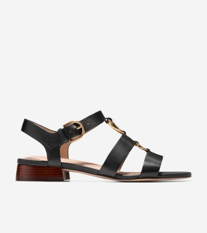LYANNA LINK SANDALS - BLACK / 5.5 / Medium