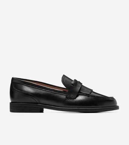 STASSI KILTIE LOAFERS - BLACK / 5 / Medium