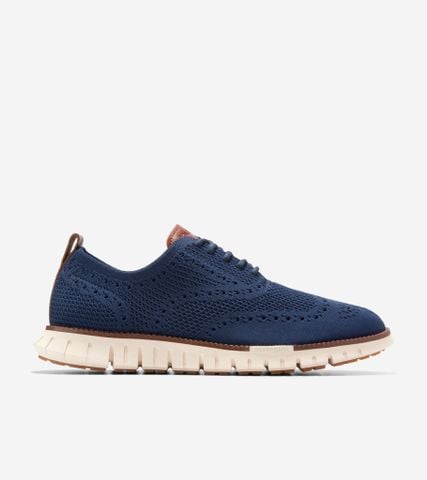 ZERØGRAND REMASTERED STITCHLITE WINGTIP - BLUE / 7 / WIDE