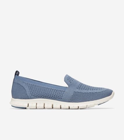 ZERØGRAND STITCHLITE SLIP ON LOAFER - BLUE / 5