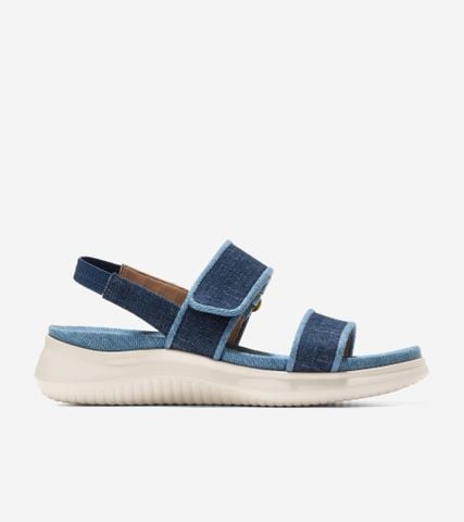 ZERØGRAND MERITT SANDAL - Blue / 5 / WIDE