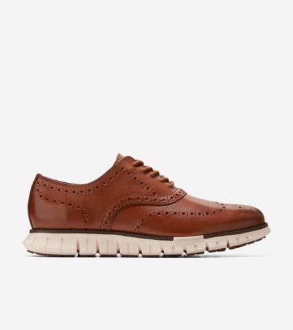 ZERØGRAND REMASTERED WINGTIP OXFORD - BROWN / 7 / WIDE