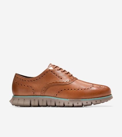 ZERØGRAND REMASTERED WINGTIP OXFORD - BROWN / 7 / WIDE