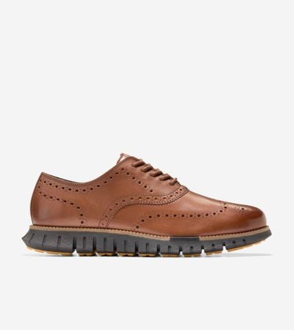 ZERØGRAND REMASTERED WINGTIP OXFORD - BROWN / 7 / Wide