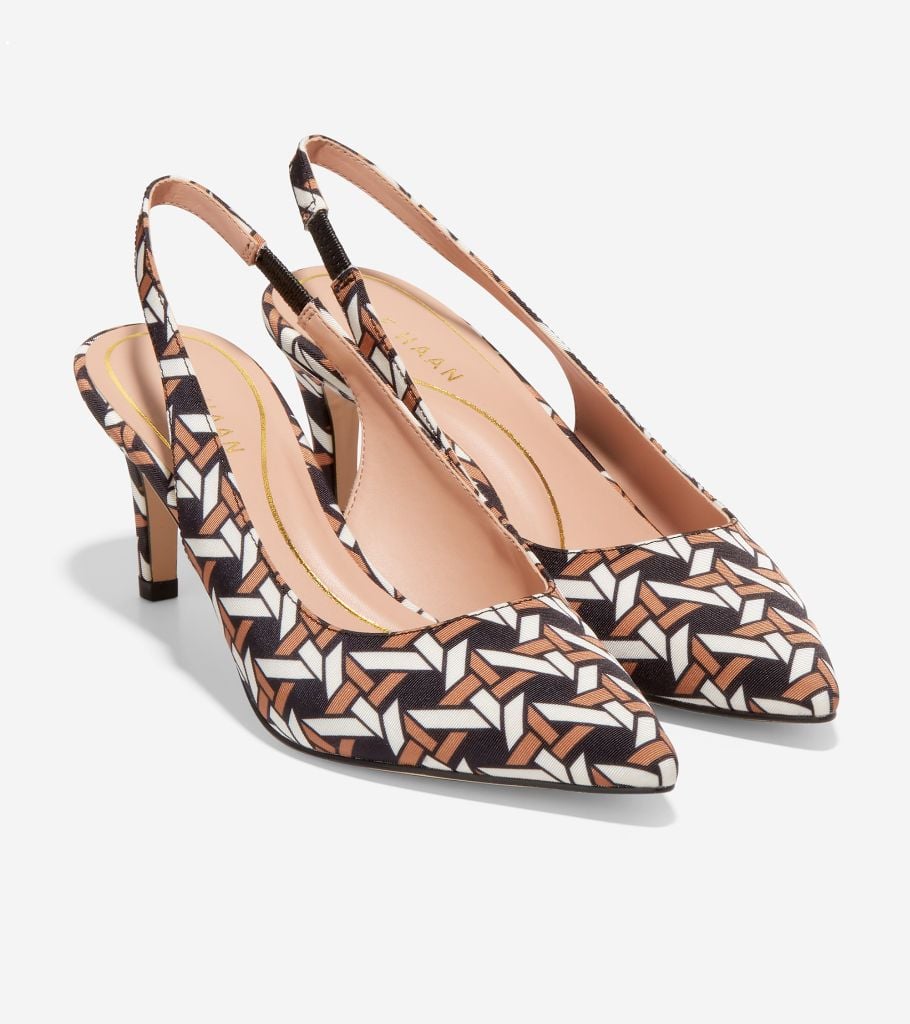 vandam sling back pump 65mm