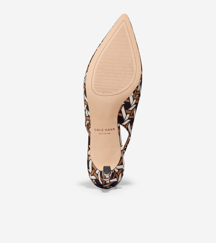 vandam sling back pump 65mm