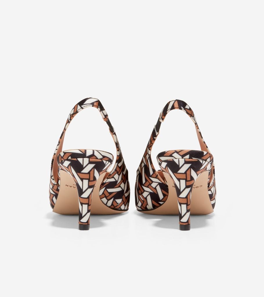 vandam sling back pump 65mm