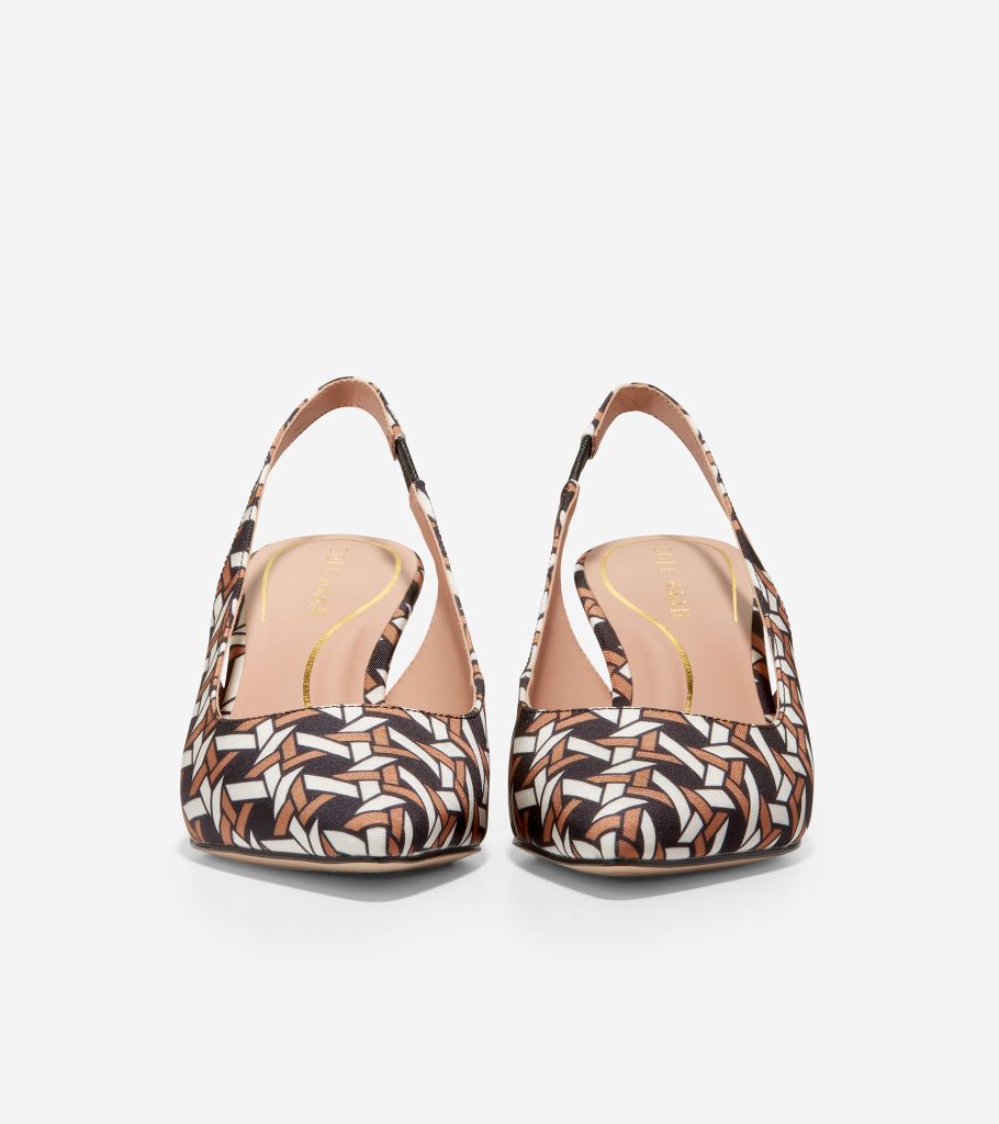 vandam sling back pump 65mm