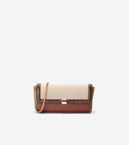 DANIELLA WALLET ON A CHAIN - CUOIO
