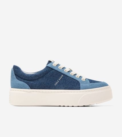 GRANDPRØ MAX PLATFORM SNEAKER - DENIM / 5 / MEDIUM