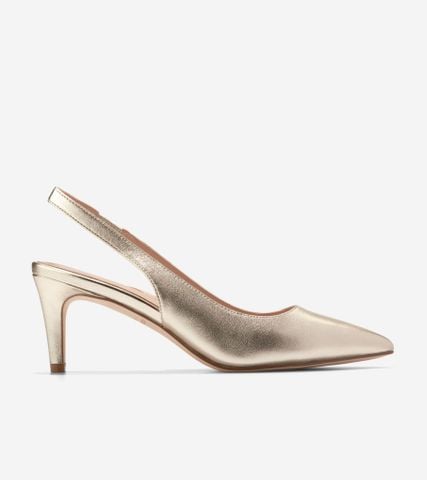 VANDAM SLING BACK PUMP 65MM - GOLD / 5.5 / MEDIUM