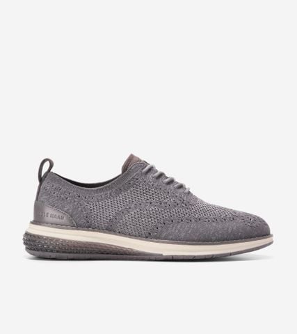 ØRIGINALGRAND ENERGYWEAVE STITCHLITE WING OXFORDS - GRAY / 7 / Medium
