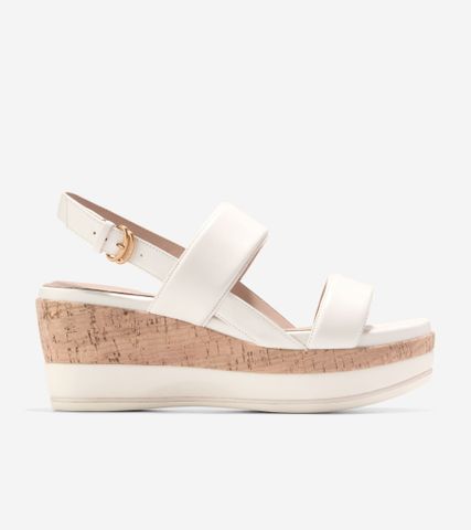 AISLIN WEDGE SANDAL - IVORY / 5.5 / MEDIUM