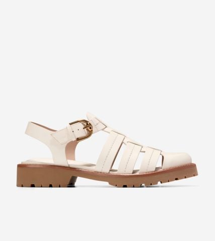 TATIANA FISHERMAN SANDALS - IVORY / 5.5 / Medium
