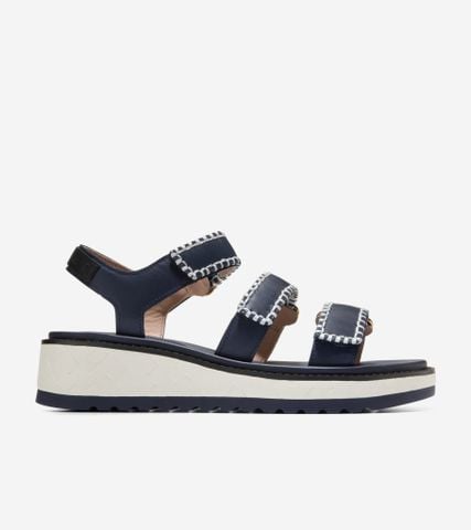 GRANDPRØ DAYLIN WDG TRIPLE STRAP SANDALS - MIDNIGH / 5.5 / Medium