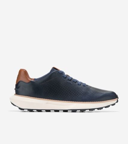 GRANDPRØ ASHLAND LASER PERF SNEAKER - NAVY / 7 / WIDE
