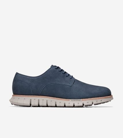 ZERØGRAND REMASTERED PLAIN TOE OXFORD - NAVY / 7 / WIDE