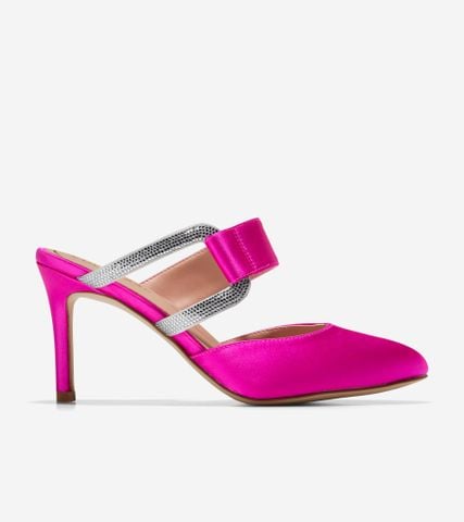 GABBIE JEWEL MULE 80MM - PINK / 5 / MEDIUM