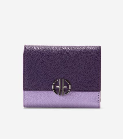 SMALL TRI-FOLD WALLET - PURPLE