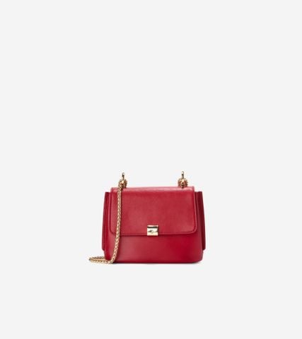 MINI CONVERTIBLE CHAIN BAG - RED