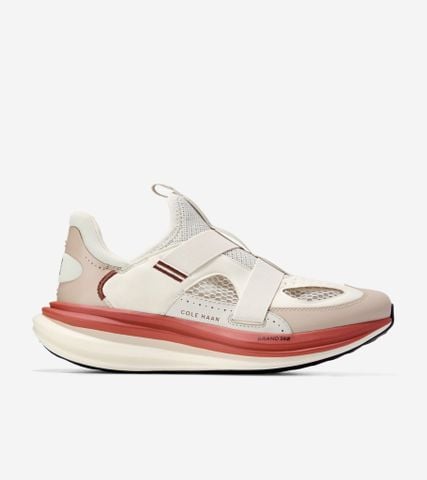 ØRIGINALGRAND QUADSTAR MONK STRAP RUNNING SNEAKERS - SESAME / 7 / Wide