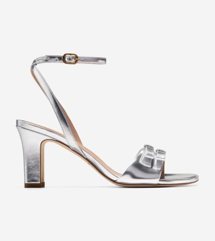 Noella Bow Sandals Opt 2 - Silver / 5 / MEDIUM
