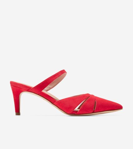 VANDAM DRESS MULE 65MM - TRUE RED / 5