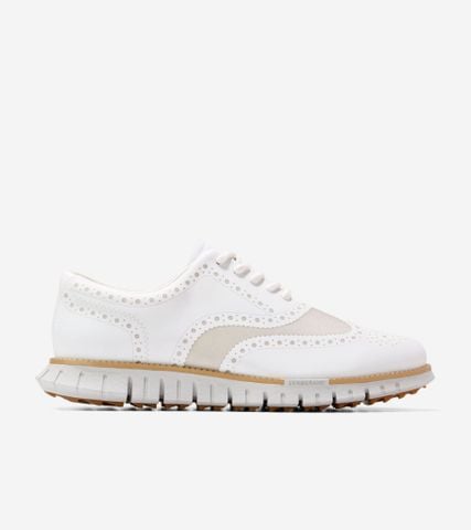 ZERØGRAND REMASTERED NO SEW WINGTIP GOLF - WHITE / 7 / MEDIUM