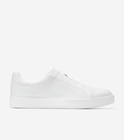 GRANDPRØ LUXE SLIP-ON SNEAKERS - WHITE / 7 / Wide