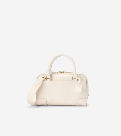 BEVERLY SMALL SATCHEL - WHITE