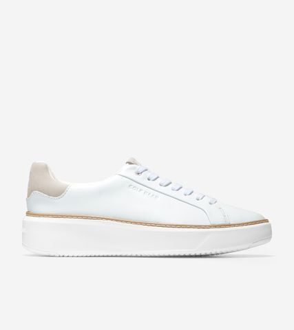 GRANDPRØ TOPSPIN SNEAKER - WHITE / 5 / WIDE