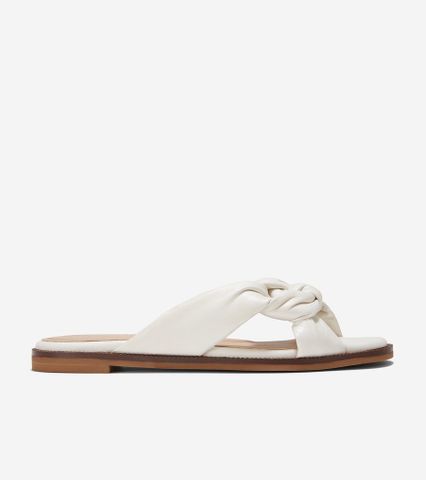 ANICA LUX SLIP ON SANDAL - WHITE / 5 / Wide