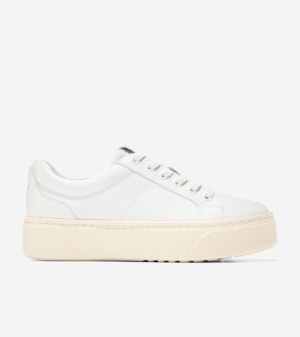 GRANDPRØ MAX PLATFORM SNEAKER - WHITE / 5 / MEDIUM