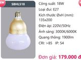  BÓNG ĐÈN LED DUHAL 18W SBHL518 