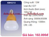  BÓNG ĐÈN LED DUHAL 12W KBHL512 / KBHL 512 