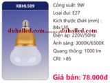  BÓNG ĐÈN LED DUHAL 9W KBHL509 / KBHL 509 