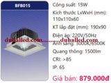  ĐÈN LED ÂM TRẦN VUÔNG CHIẾU SÂU TRẦN CAO DUHAL 15W BFB015 / BFB 015 