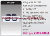  ĐÈN LED ÂM TRẦN CHIẾU ĐIỂM ĐÔI DUHAL 2X15W DFC2151  / DFC 2151 