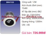  ĐÈN LED ÂM TRẦN CHIẾU ĐIỂM DUHAL 12W DFA1123 / DFA 1123 
