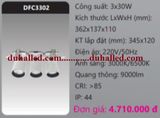  ĐÈN LED ÂM TRẦN CHIẾU ĐIỂM DUHAL 3X30W DFC3302  / DFC 3302 