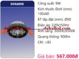  ĐÈN LED ÂM TRẦN CHIẾU ĐIỂM DUHAL 9W DFA0098 / DFA 0098 