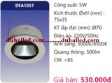  ĐÈN LED ÂM TRẦN DUHAL 5W DFA1057 / DFA 1057 