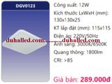  ĐÈN LED ÂM TRẦN SIÊU MỎNG VUÔNG DUHAL 12W DGV0123 / DGV 0123 