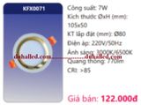  ĐÈN LED ÂM TRẦN TRANG TRÍ DUHAL 7W KFX0071 / KFX 0071 