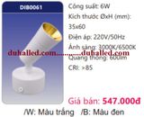  ĐÈN LED CHIẾU ĐIỂM GẮN NỔI DUHAL 6W DIB0061 / DIB 0061 