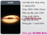  ĐÈN LED DÂY DUHAL LDV02 ÁNH SÁNG VÀNG 