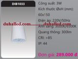  ĐÈN LED GẮN NỔI CHIẾU ĐIỂM DUHAL 3W DIB1033 / DIB 1033 