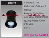  ĐÈN LED GẮN NỔI CHIẾU ĐIỂM DUHAL 7W DIB0072 / DIB 0072 